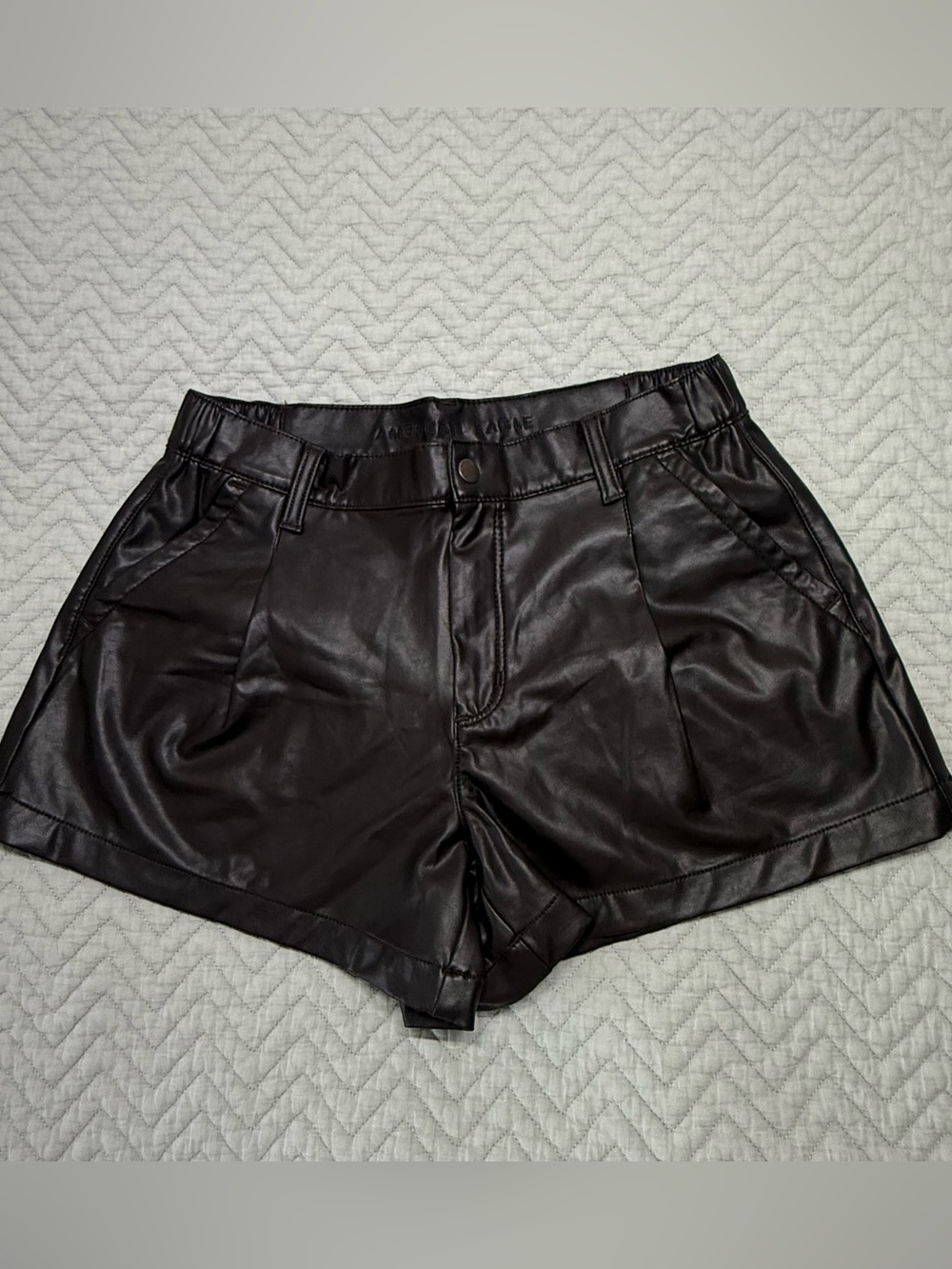 American Eagle Brown Faux Leather Women’s Shorts